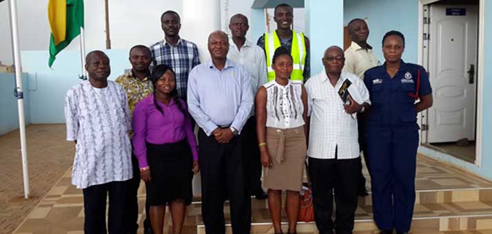 Street Sense delegation on a visit to Baatsona Divisional Police Command calls on stakeholders